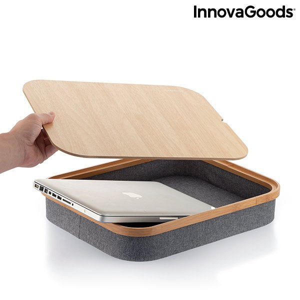Stolik Przenośny z Tacką i Schowkiem Larage InnovaGoods