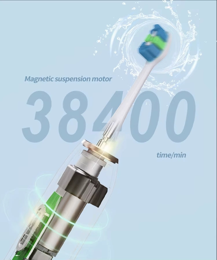 Szczoteczka Soniczna SARMOCARE X700 IPX7 38400 vpm 5 Trybów Etui + Końcówki