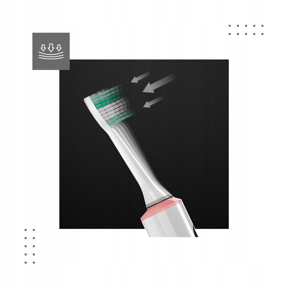 Szczoteczka soniczna VERTENZ Crystal 30 White