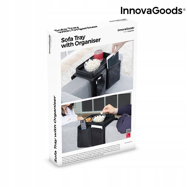Taca na Sofę z Organizerem na Piloty InnovaGoods przybornik