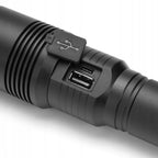 Taktyczna latarka akumulatorowa LED MT159 USB-C 5 trybów pracy