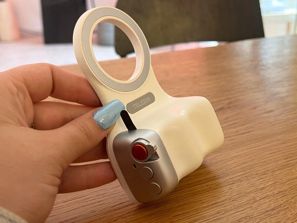 Telesin Bluetooth Uchwyt MagSafe Uchwyt do robienia zdjęć Filmy Selfie Hol