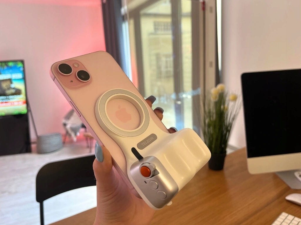 Telesin Bluetooth Uchwyt MagSafe Uchwyt do robienia zdjęć Filmy Selfie Hol