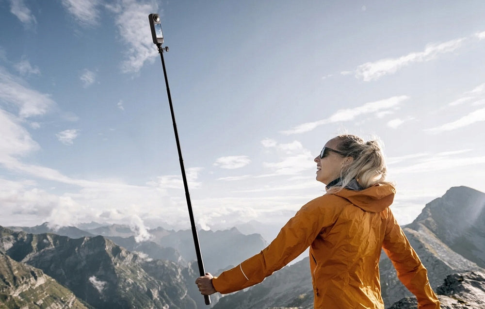 Telesin Uchwyt Rozsuwany Aluminiowy Selfie Stick do Kamer Sportowych 150 cm
