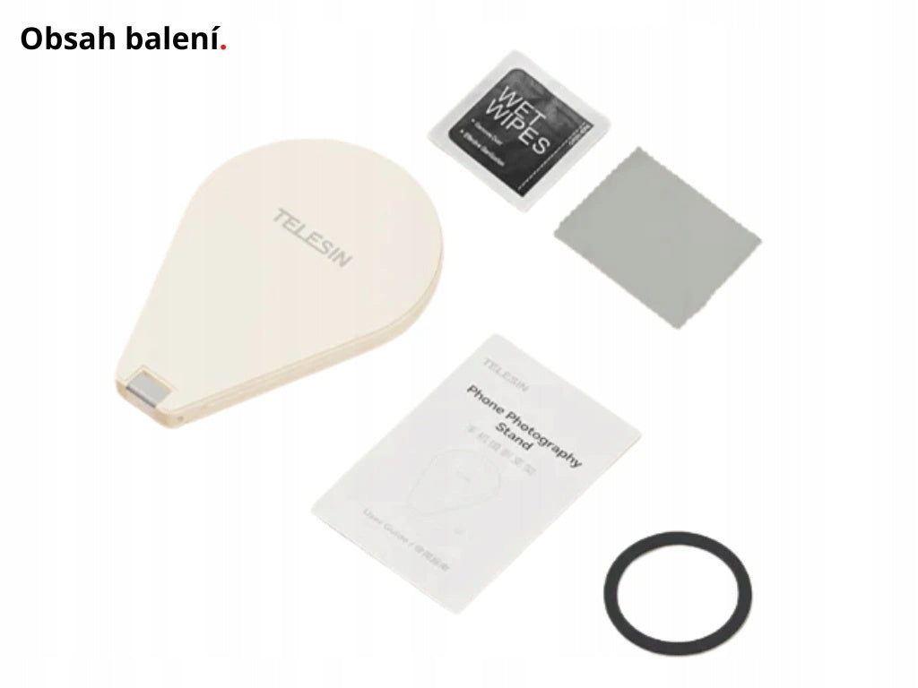 Telesin Wysuwany Biurkowy MagSafe Magnetyczny uchwyt na telefon