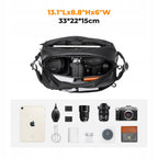 Torba na ramię 10L k&f Concept Alpha czarny Canon/Nikon/Sony/DJI Mavic