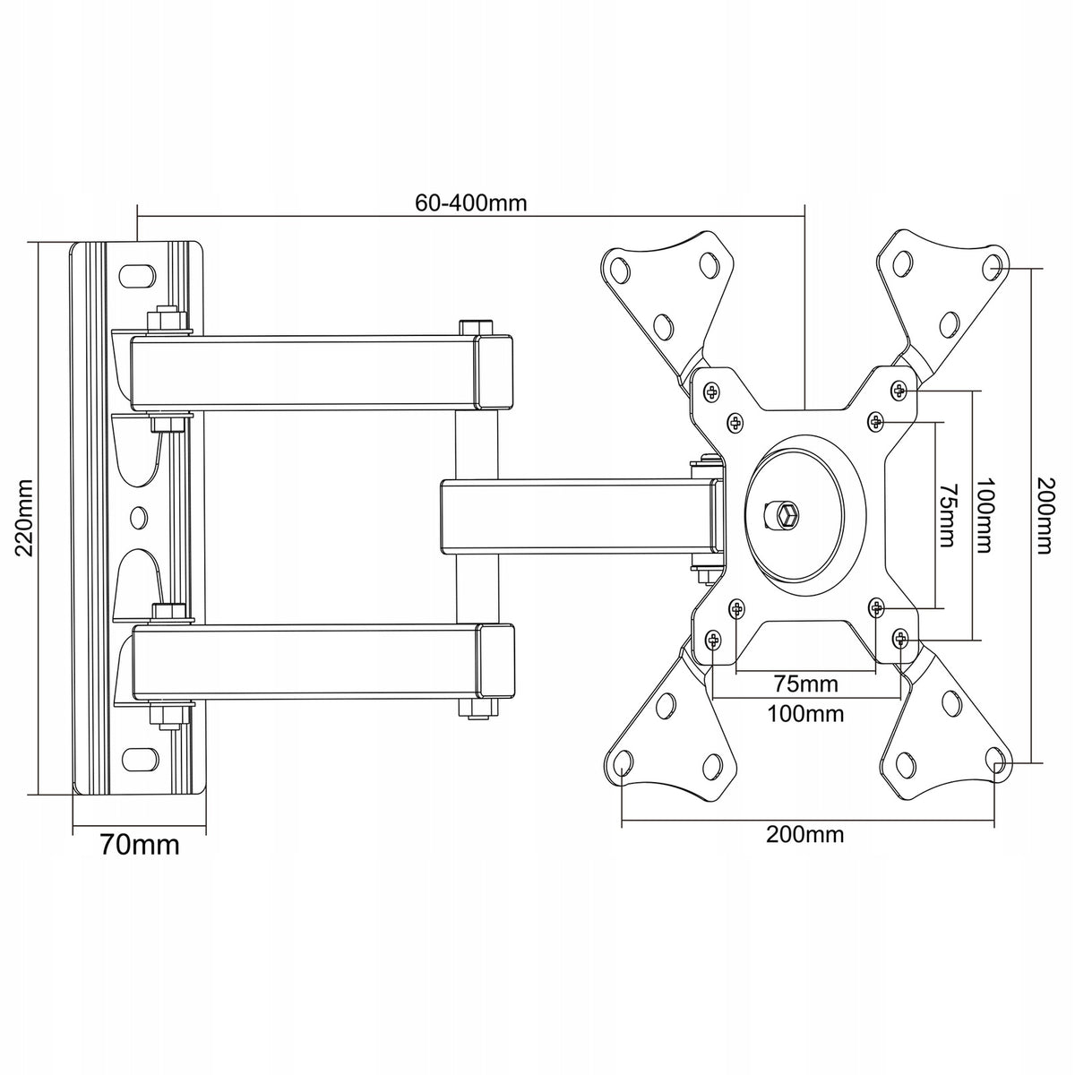 Uchwyt TV Rysy 13-42 MT011 Montis
