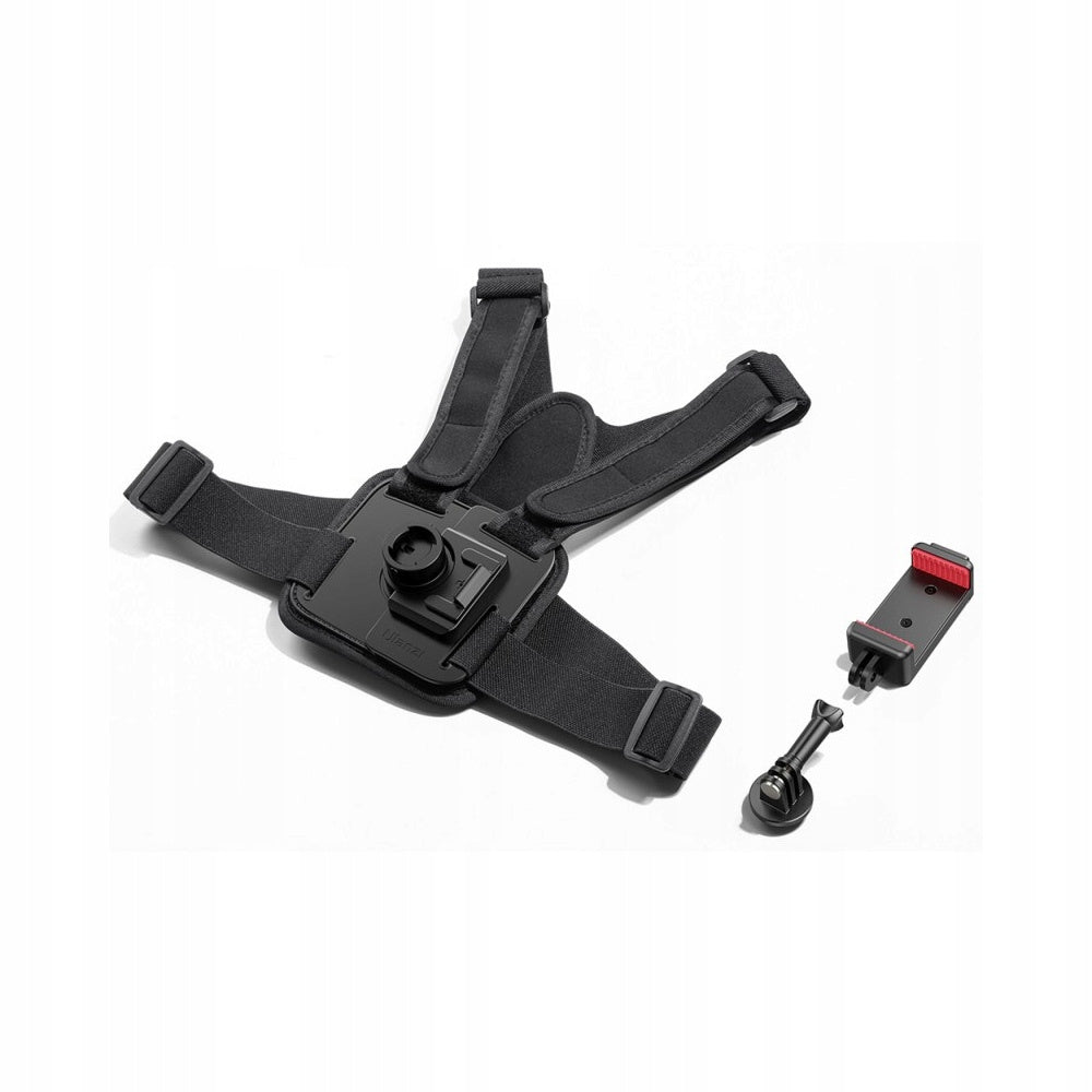 Uchwyt elastyczny Ulanzi czarny na klatkę szelki (Quick chest mount)