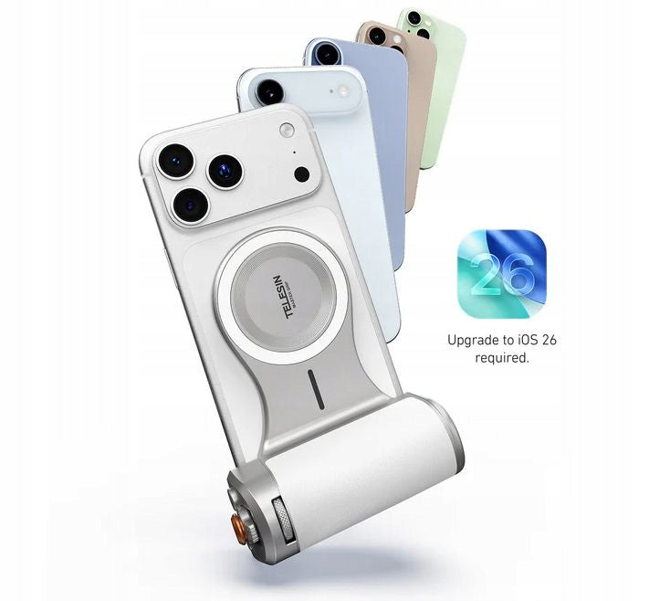 Uchwyt grip do telefonu na palce TELESIN P5-MP-001 z pilotem Bluetooth