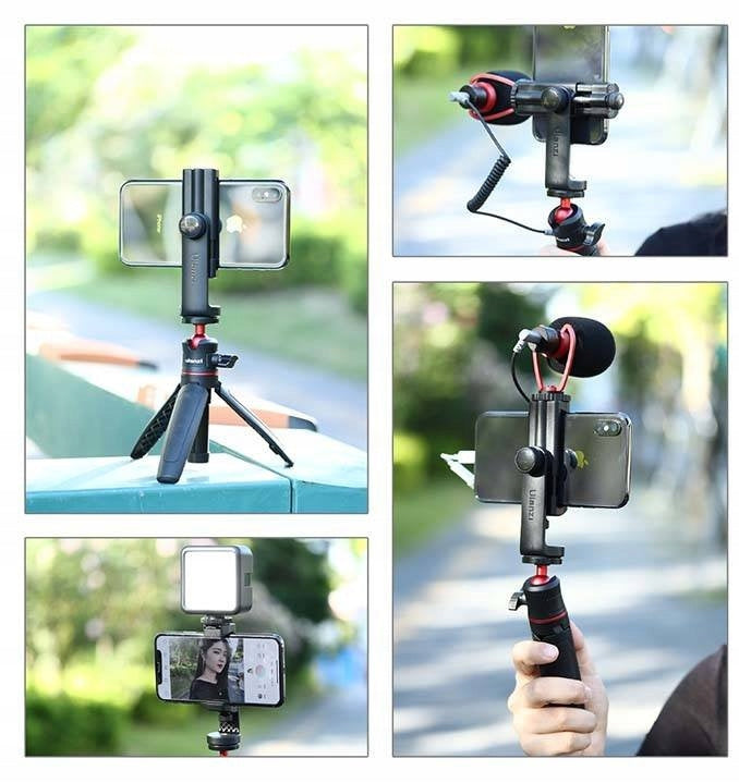 Uchwyt na statyw 360° do telefonów z mocowaniem zimna stopka Ulanzi ST-17