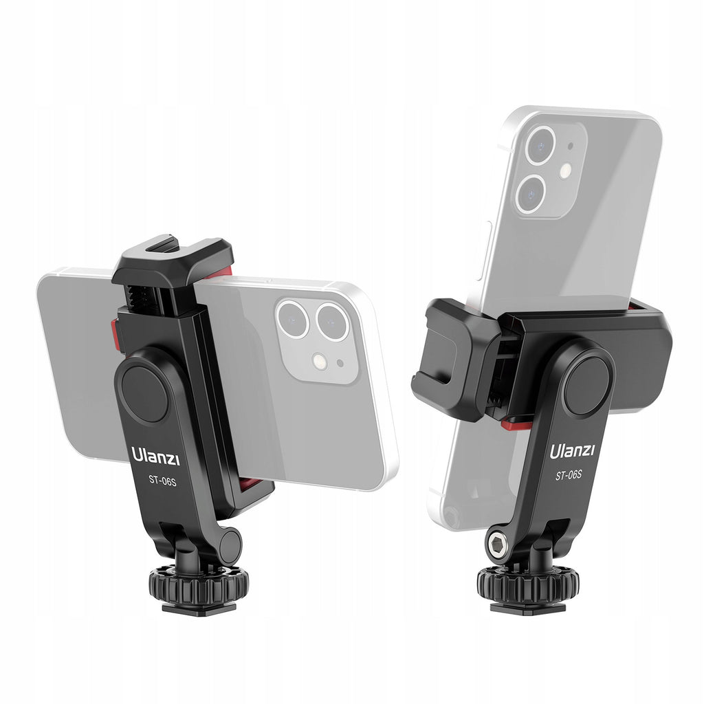 Ulanzi ST-06S Adapter uchwyt statywowy do telefonu + zimna stopka x 2