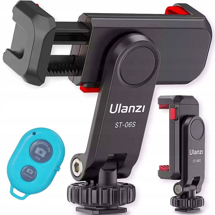Ulanzi ST-06S Adapter uchwyt statywowy do telefonu + zimna stopka x 2
