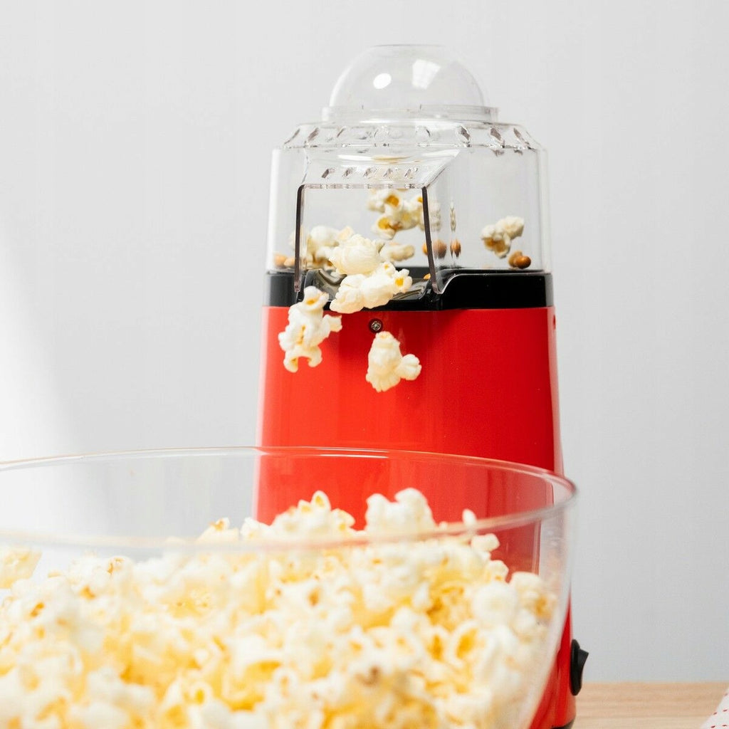 Urządzenie do popcornu domowego InnovaGoods Popmar czerwony Zdrowy i lekki