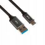 Wzmacniany szybki kabel USB A USB C 3A 1m USB 3.0