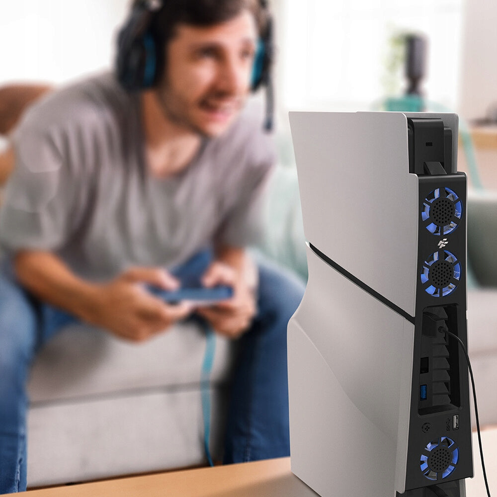 Wentylator chłodzący do PS5 Slim 3xfan USB, FlashFire P703 Ultra chłodzenie