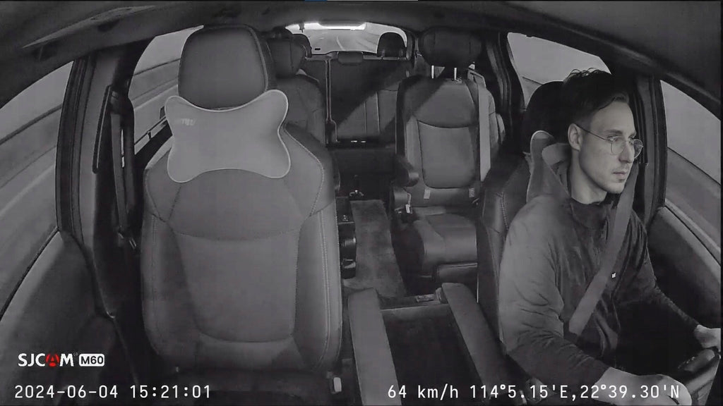 Wideorejestrator SJCAM M60S Kamera samochodowa 4K kamera Przód+Tył+Wnętrze