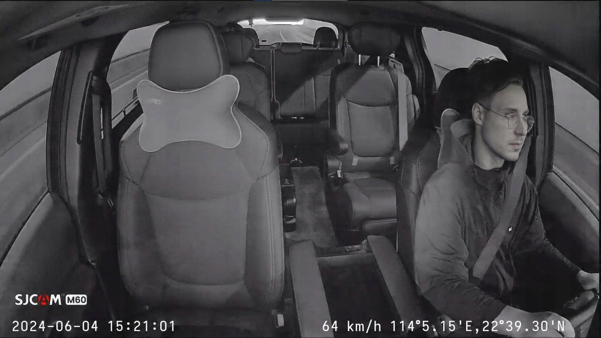 Wideorejestrator SJCAM M60S Kamera samochodowa 4K kamera Przód+Tył+Wnętrze