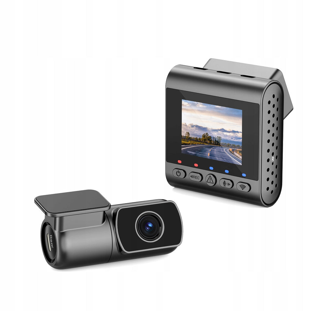 Wideorejestrator SJCAM M60S Kamera samochodowa do auta 4K + kamera na tył