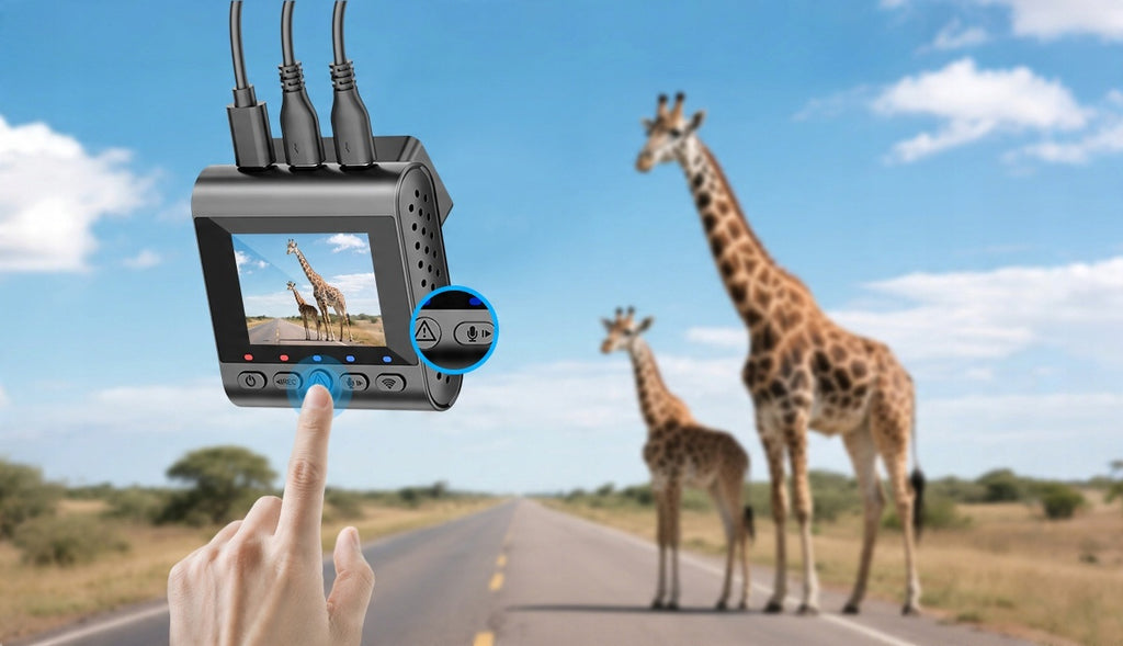 Wideorejestrator SJCAM M60S Kamera samochodowa do auta 4K + kamera na tył