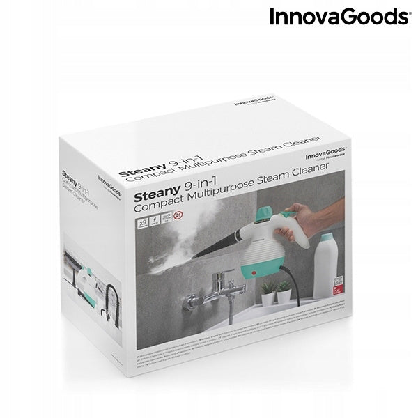 Wszechstronna parownica ręczna 9 w 1 InnovaGoods 1000 W / 0,35 l eco