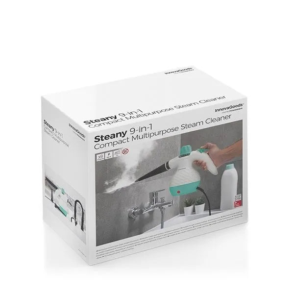 Wszechstronna parownica ręczna 9 w 1 InnovaGoods 1000 W / 0,35 l eco