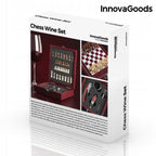Zestaw akcesoriów do wina + szachy InnovaGoods,
