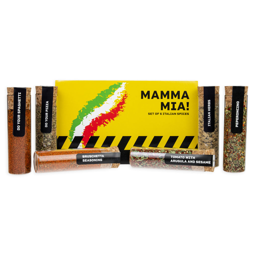 Zestaw aromatycznych przypraw włoskich "mamma mia" 6x60ML DIBYS