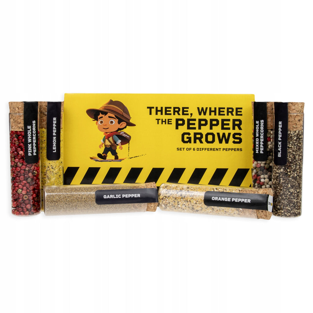 Zestaw pieprzu there, where the pepper grows 6x60ML pieprz kolorowy DIBYS