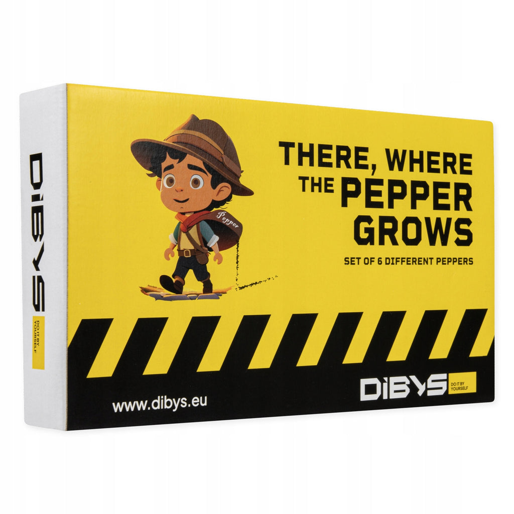 Zestaw pieprzu there, where the pepper grows 6x60ML pieprz kolorowy DIBYS