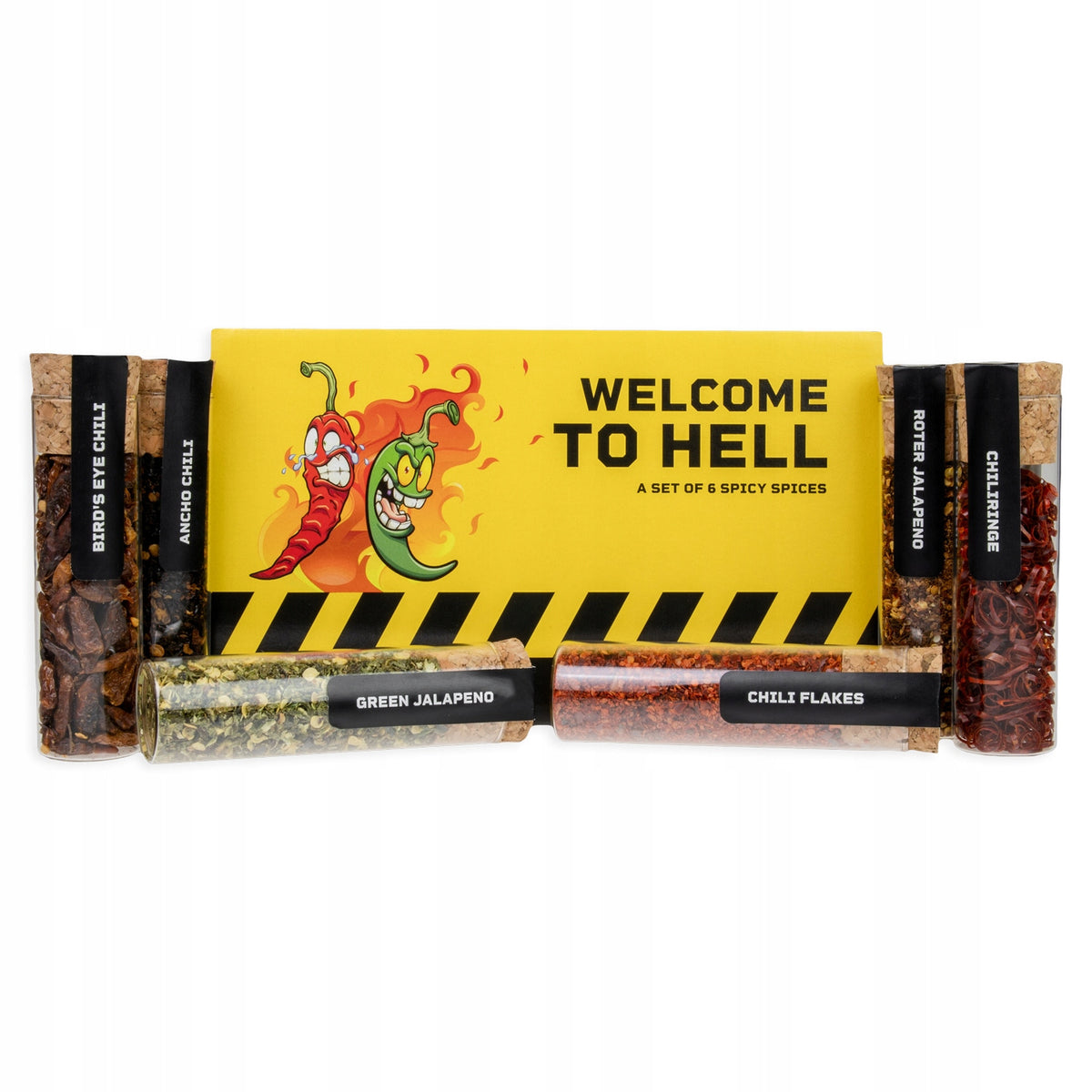 Zestaw przypraw chilli "welcome to hell" 6x60ML ostra aromatyczna DIBYS