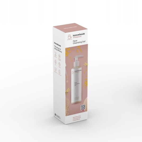 Żel Czyszczący wegański do Twarzy kombucha Vibepure InnovaGoods naturalny