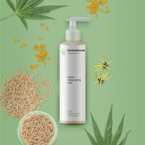 Żel oczyszczający do Twarzy wegański cbd Zenpure InnovaGoods Czyszczący