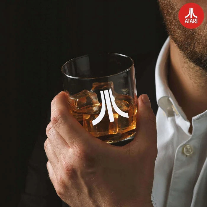 Zestaw atari 3D Karafka 750 ml + 2 Szklanki 300 ml do Whisky / Bourbonu