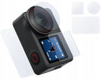 Zestaw Osłona Szkło Hartowane na Obiektyw + 2x Ekran do DJI Osmo Action 6