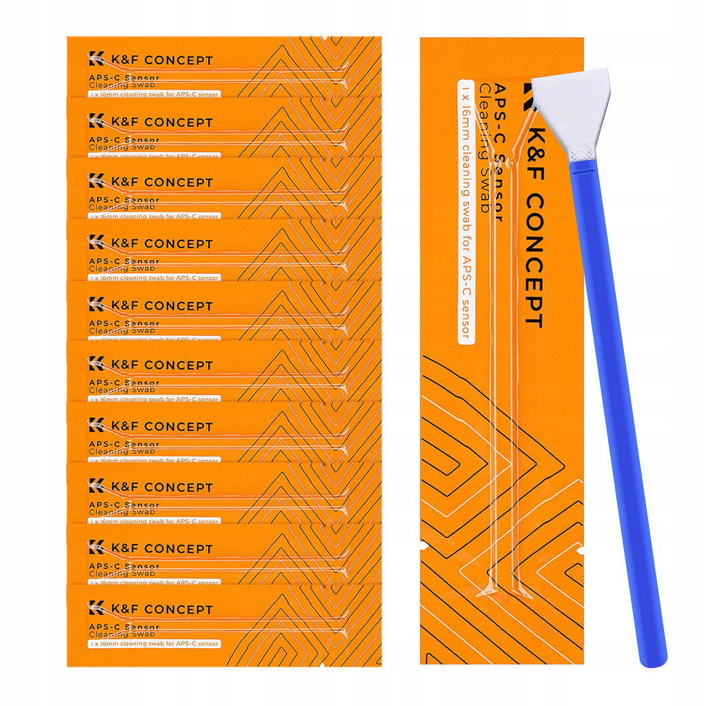 Zestaw czyszczący k&f Concept do matryc APS-C Sensor Cleaning Swab Kit