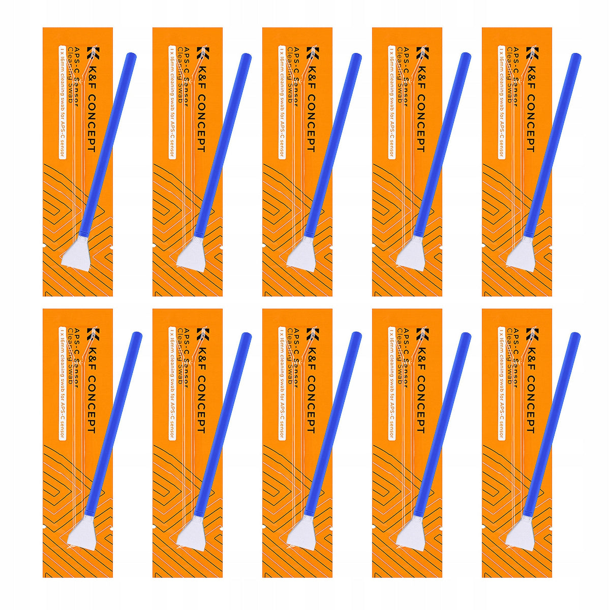 Zestaw czyszczący k&f Concept do matryc APS-C Sensor Cleaning Swab Kit