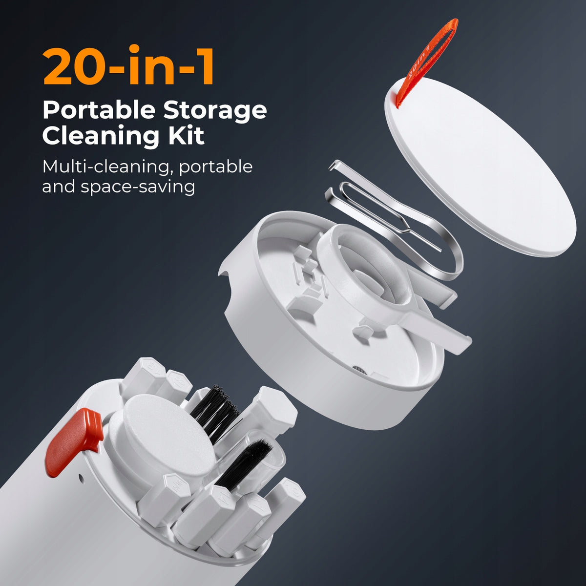 Zestaw czyszczący do aparatu k&f Concept 20w1 akcesoria dmuchawa pędzelek