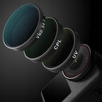 Zestaw filtrów cpl, UV i vnd ND2-ND32 do DJI Osmo Action 6 Telesin