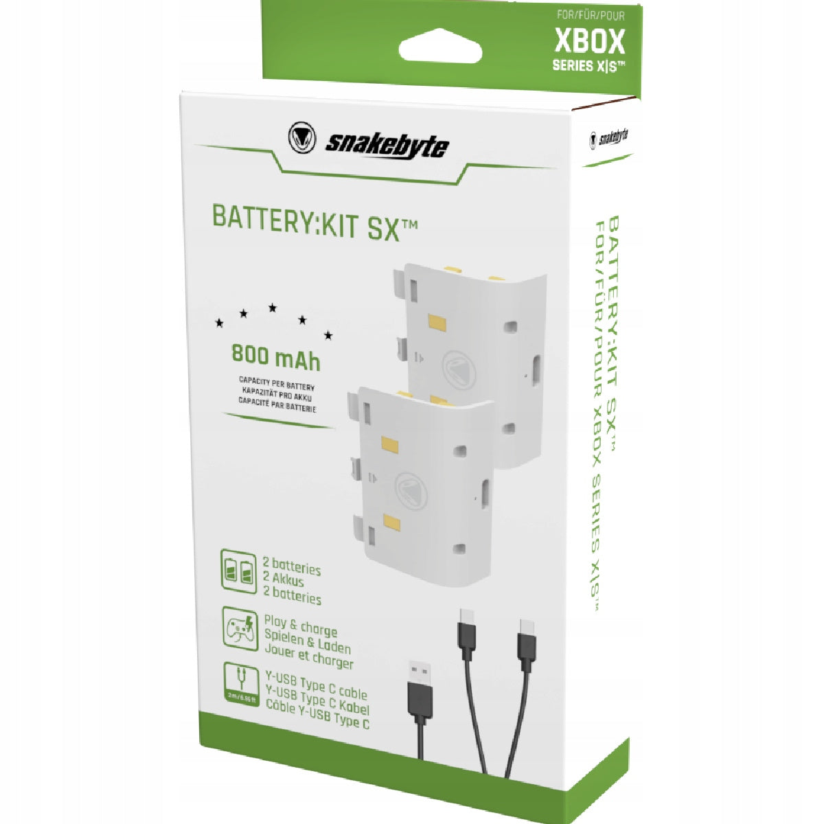 Zestaw ładujący SNAKEBYTE Battery:Kit do Xbox sx