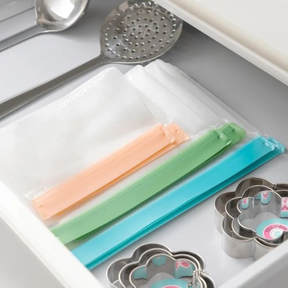 Zestaw torebek na żywność Zags 6 szt. ECOfriendly hermetycznie zamykanych
