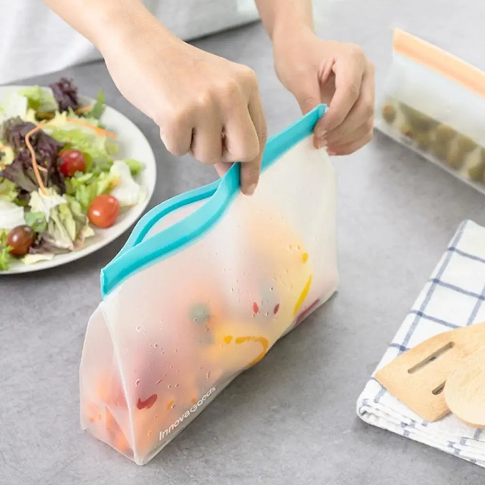 Zestaw torebek na żywność Zags 6 szt. ECOfriendly hermetycznie zamykanych