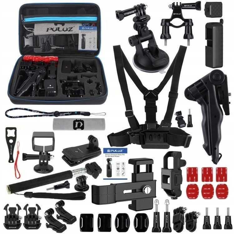 Zestaw uchwytów i mocowań PULUZ PKT47 Combo Kits 43 in 1