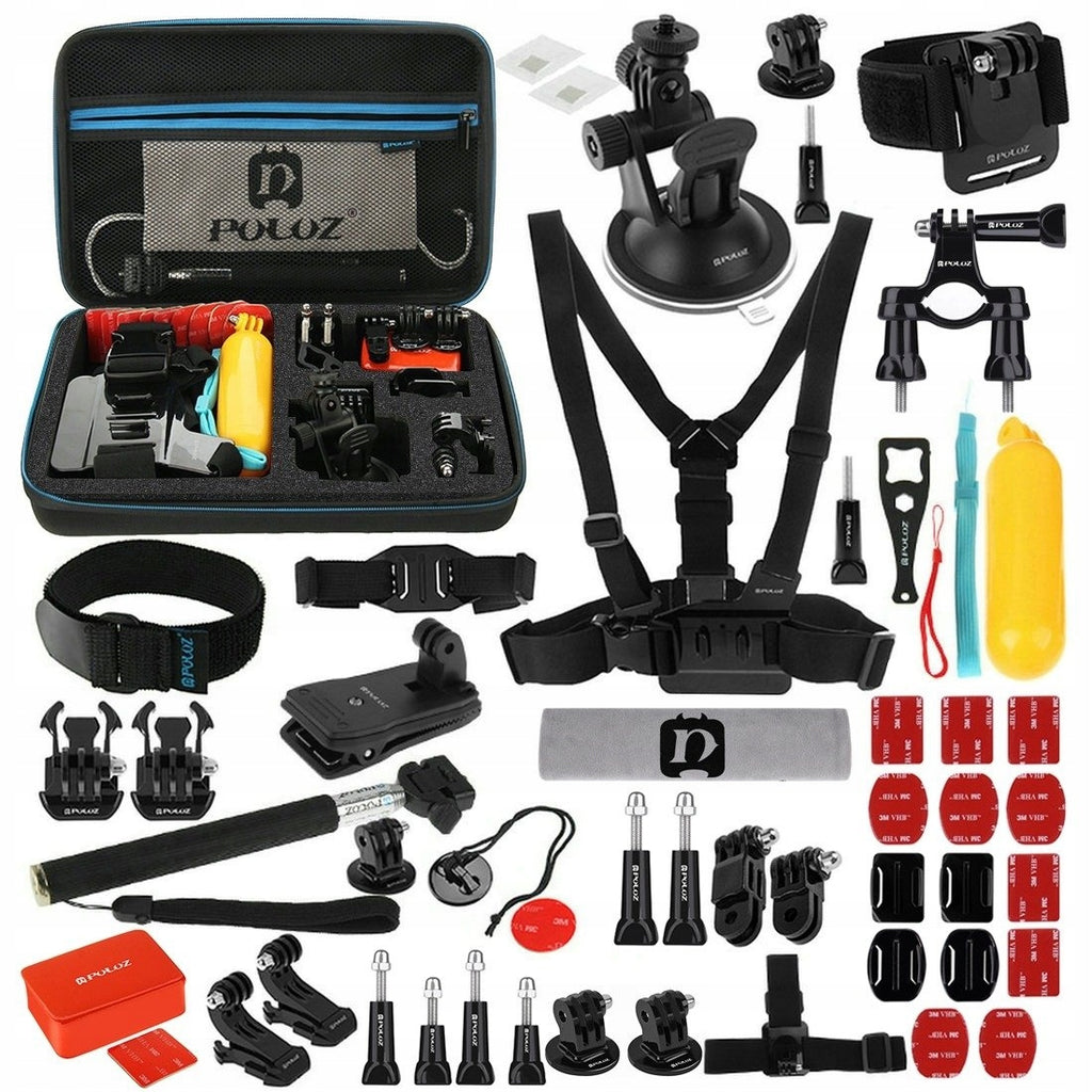 Zestaw uchwytów i mocowań Puluz PKT09 Combo Kits 53 in1
