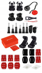Zestaw uchwytów i mocowań Puluz PKT09 Combo Kits 53 in1
