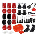 Zestaw uchwytów i mocowań Puluz PKT26 Combo Kits (53 in1) orange