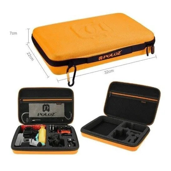 Zestaw uchwytów i mocowań Puluz PKT26 Combo Kits (53 in1) orange