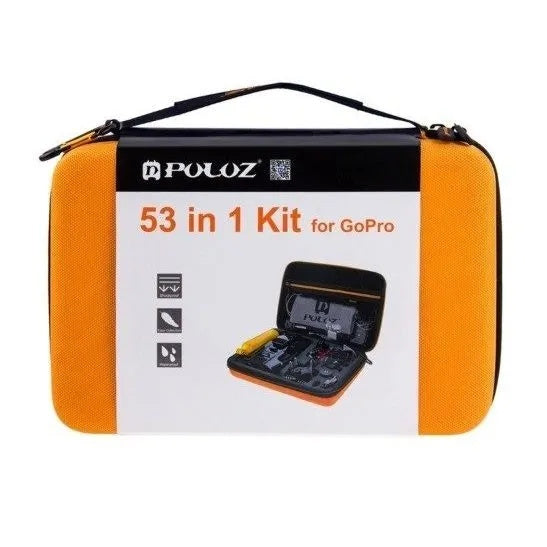 Zestaw uchwytów i mocowań Puluz PKT26 Combo Kits (53 in1) orange