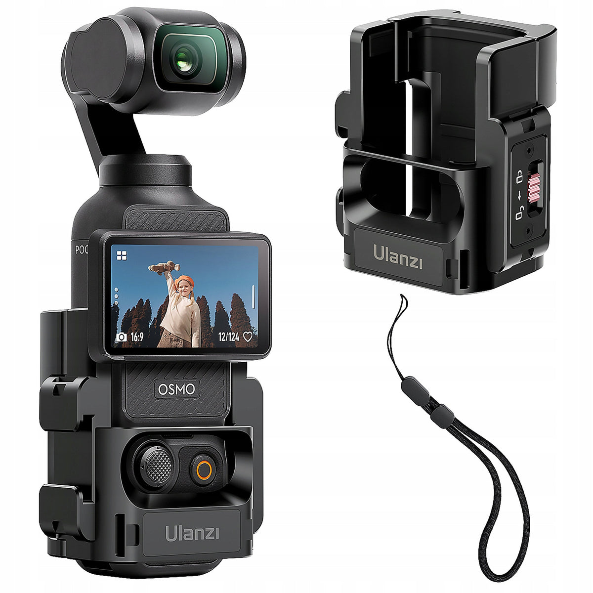 Zestaw uchwytów i mocowań Ulanzi PK-06 Expansion adapter DJI Osmo pocket 3