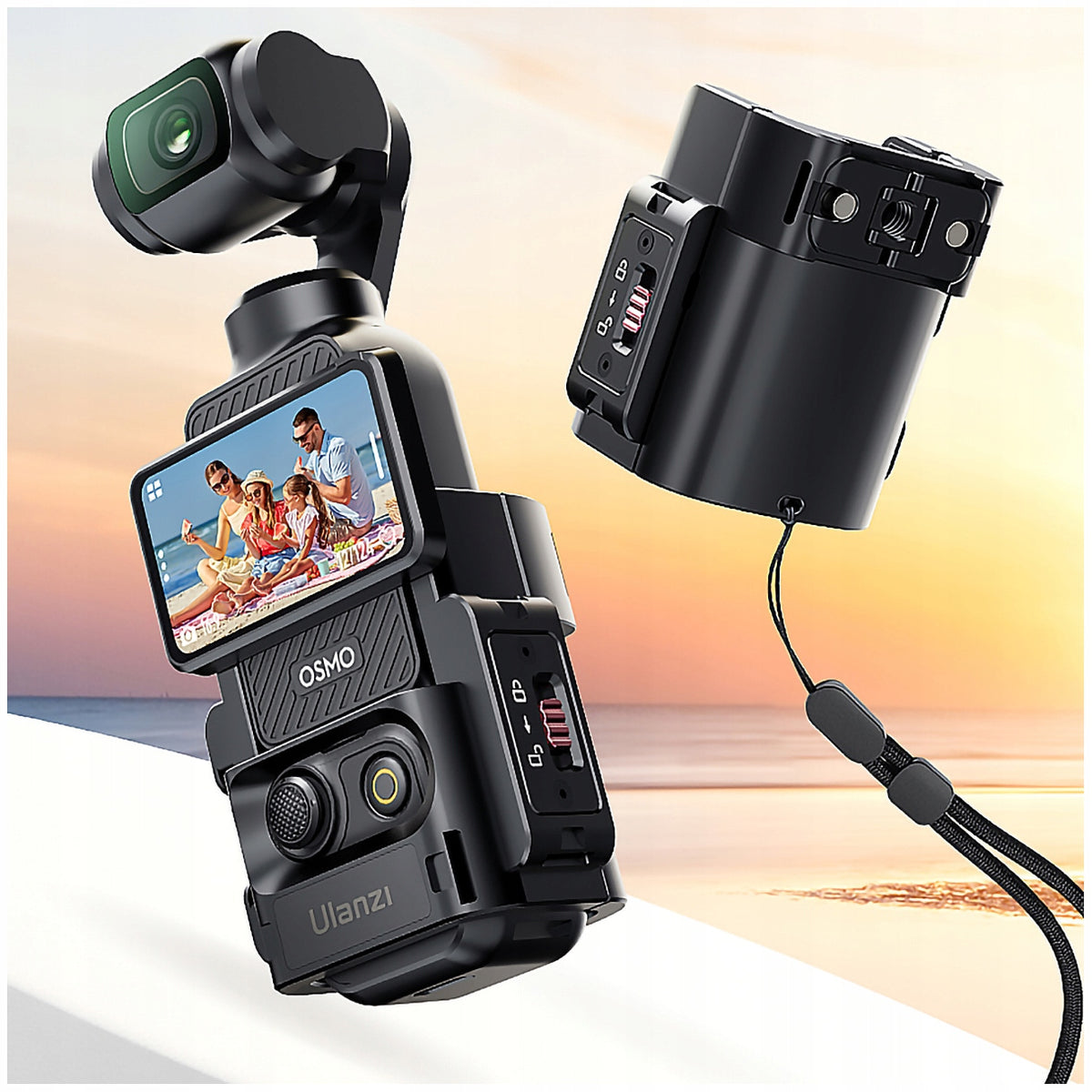 Zestaw uchwytów i mocowań Ulanzi PK-06 Expansion adapter DJI Osmo pocket 3