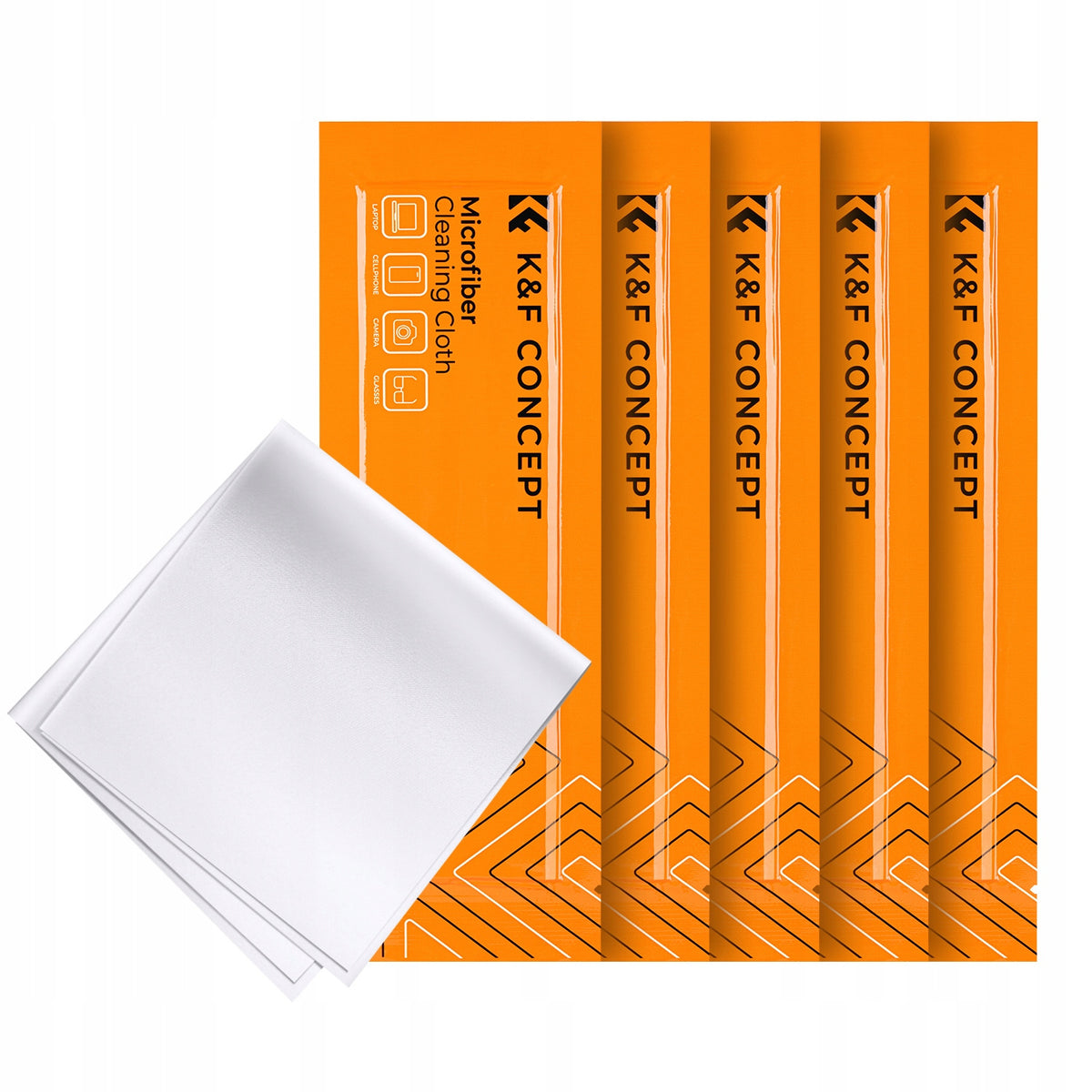 Mikrofibra czyszcząca do optyki bezpyłowa ściereczka k&f Concept 5szt*